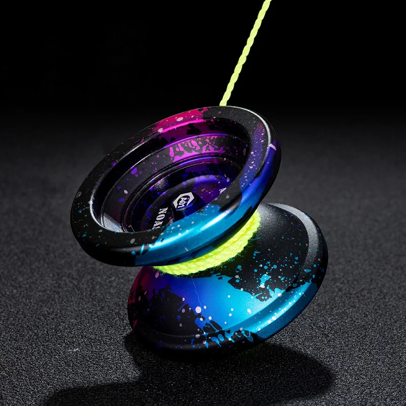 Yoyo profissional magia yoyo metal yoyo com 10 rolamentos de esferas liga alumínio alta velocidade não responsivo yoyo brinquedo yoyo para crianças