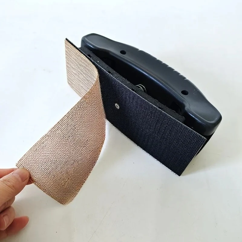 70x198mm Hand Sanding Block | Curved Surface Polishing Tool for Auto Body Repair