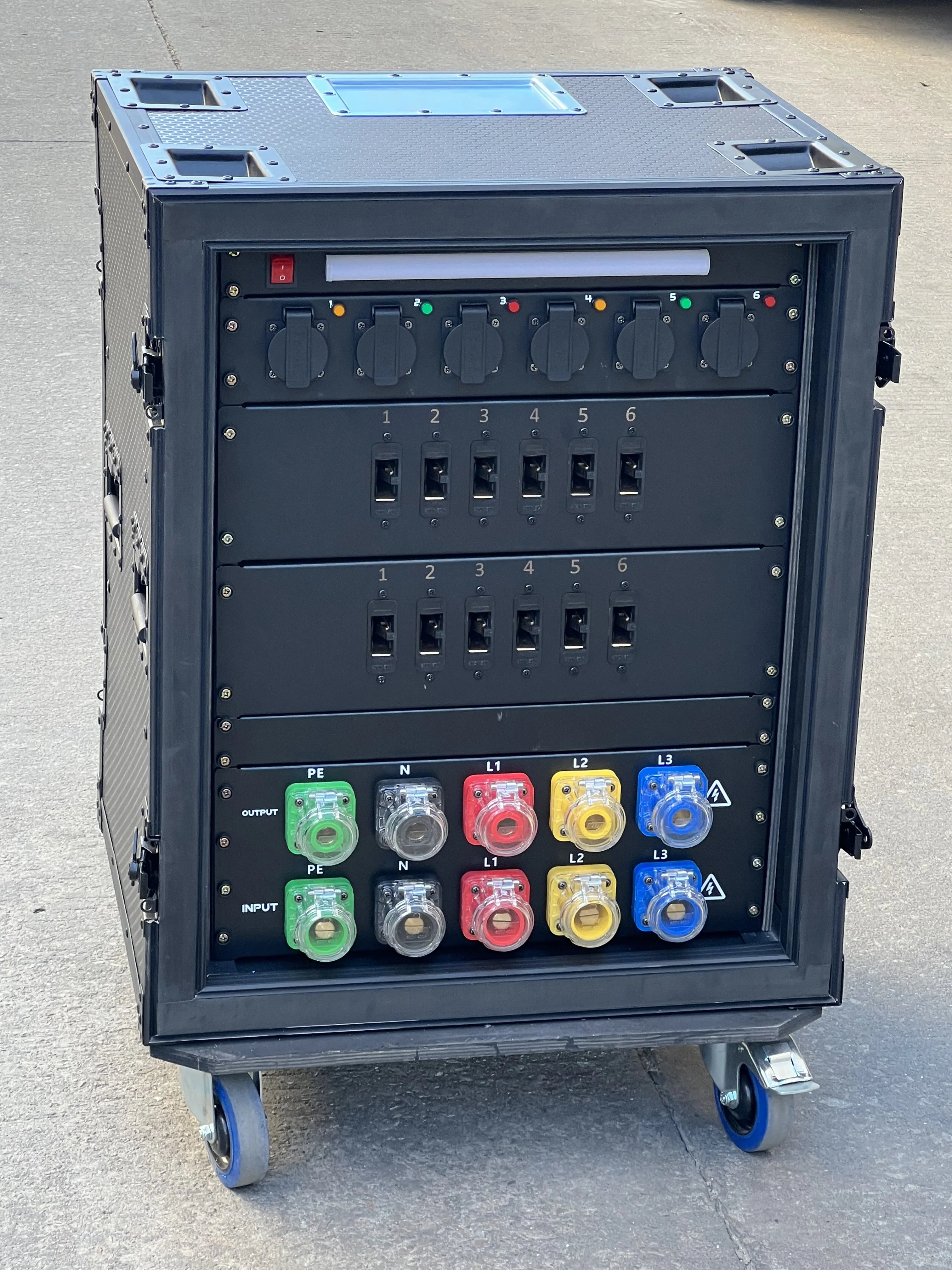 380V 3 Phase 32CH Power Distribution Box for Stage Audio Lighting