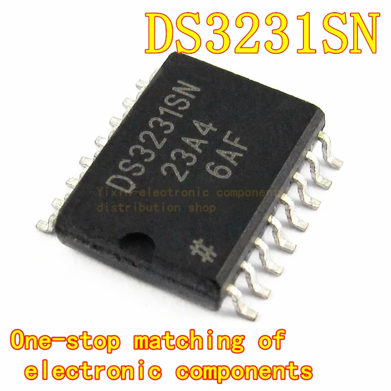 

1PCS/Pack Chip DS3231SN real-time clock chip with TCXO I2C 2-line serial port SOP -16