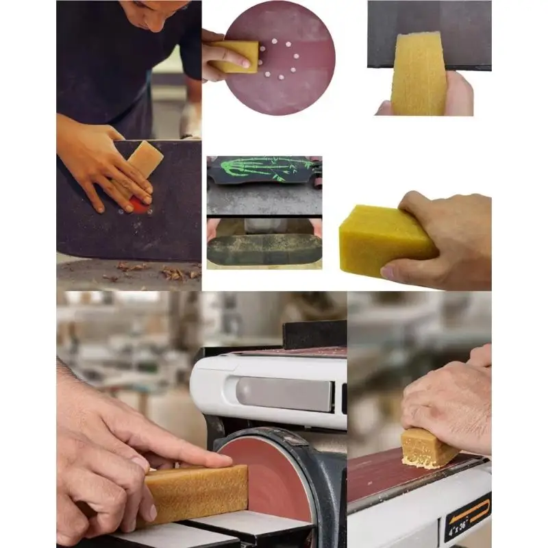 652F Rectangular Rubber Abrasive Belt Cleaner for Routine Dry Maintenance