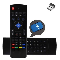 for MX3 Air Fly Mouse 2.4G Wireless Keyboard Voice Remote control for Android Tv, PC