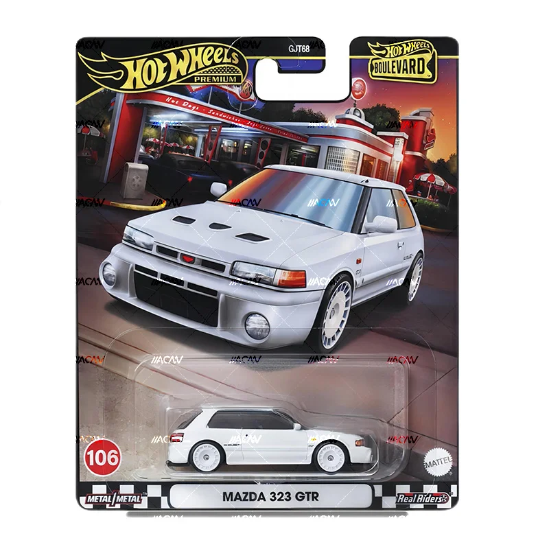 Mattel Hot Wheels 1/64 Boulevard 22 Series Mazda 323 Meyers Manx Gtr Collectible Car Toys Diecast Vehicle Kids Gift