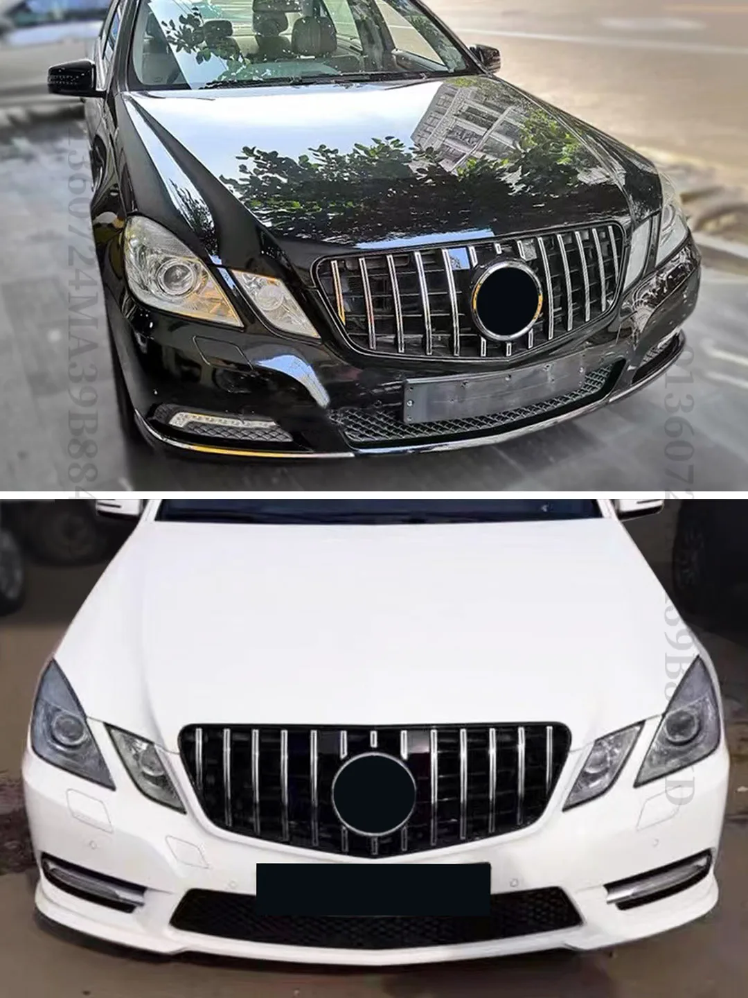 Front Grille Bumper Grill Grid GT Diamond Styling Hood Mesh For Mercedes Benz E W212 2009-2015 E260 E300 E350 E200 Tuning Part