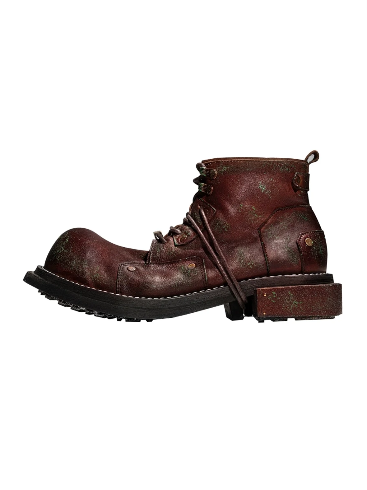 

Goodyear Handmade Customized High-End Men's Luxury Copper Rust Horsehide Desert Military Vantage Boots