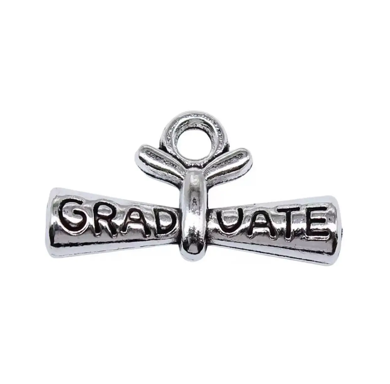 

10pcs 21*11mm Alloy metal accessories "GRADUATE" design pendants for handmade HW2654