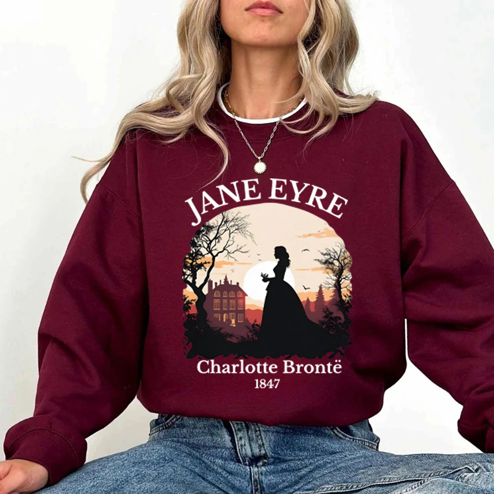 Jane Eyre Hoodie Jane Eyre Book Women Clothes Art Women's Clothes Light Academia Women Clothing Charlotte Bronte Sisters Hoodies