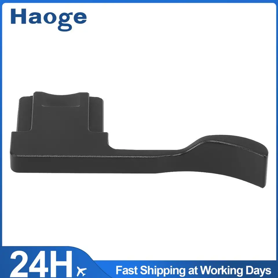 Haoge THB-GR3B Metal Hot Shoe Thumb Up Rest Hand Grip for RICOH GR