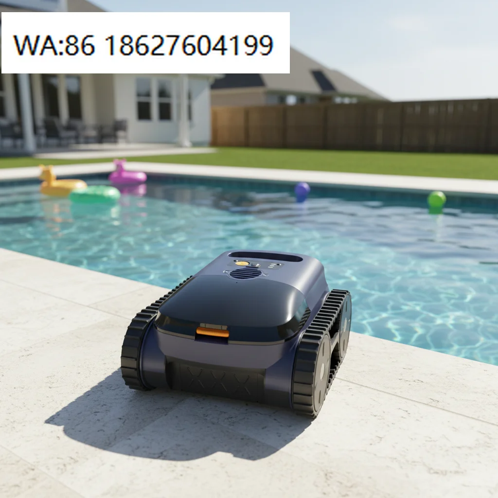 For Swimming Pool Cleaning Robot Wireless Eco Friendly Strong Pool Robot Automatic Vacuum Path Memory Navigation Fast Charging S