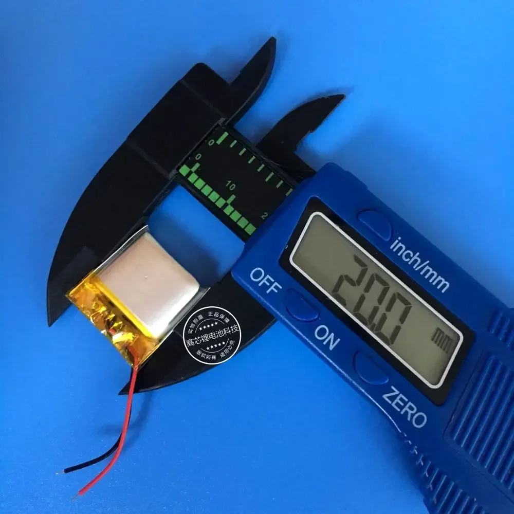 폴리머 리튬 배터리, 602020 200mAh 포지셔닝 시계, 어린이 시계, MP3 카메라, 포스트 백, 충전식 리튬 이온 셀, 3.7V