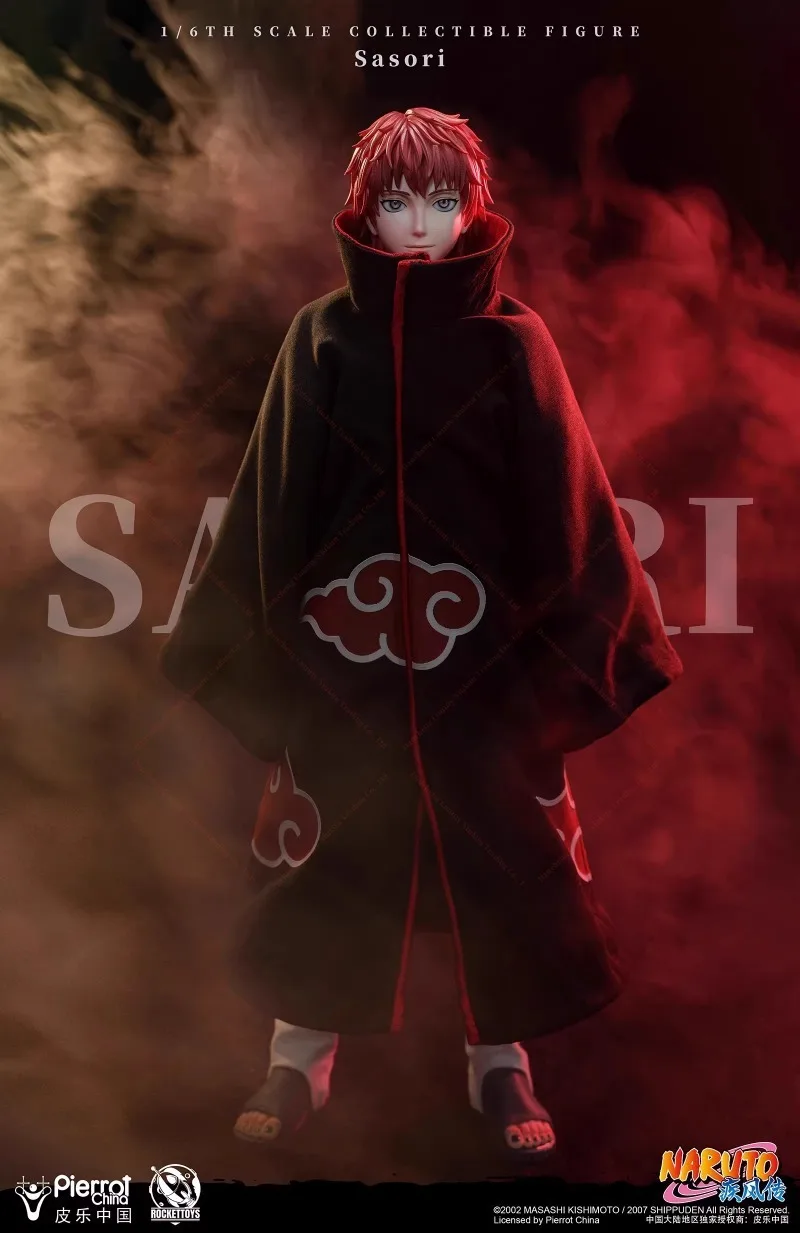 RocketToys ROC 1/6 Scale Naruto Shippuden Akatsuki Sasori PVC 27CM Anime Action Figures Model Soldier Model Collection Toy