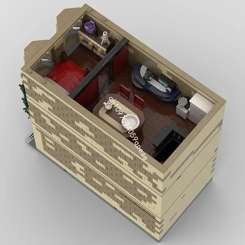 جديد 2371 قطعة مدينة الساخن عرض الشارع Moc وحدات سانفرانسيكو نموذج منزل لغز مخصص لتقوم بها بنفسك الأفكار الإبداعية لعبة طفل هدية عيد ميلاد #3