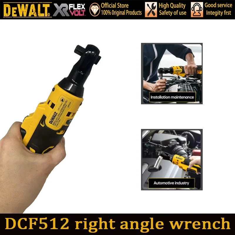 

Dewalt 20V Electric Ratchet Wrench DCF512 Cordless Driver DCF512 Removal Screw Nut 3/8" Driver Power Tools Impact wrench