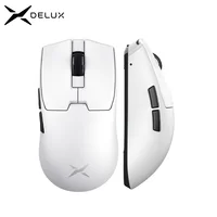 Ratón inalámbrico para juegos Delux M800mini, ligero de 46g, PAW3311, ratón de recarga de tasa de orolling de 1KHz para jugadores de PC de mano pequeña a mediana