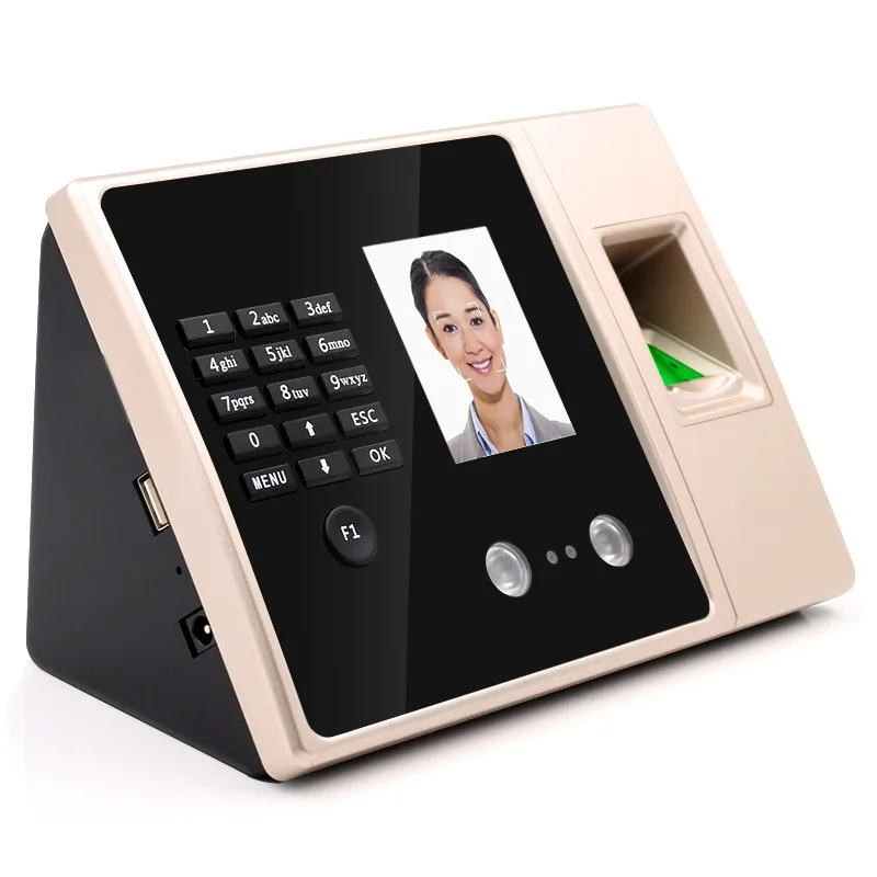 Biometrische Apparaatherkenningspunch In Gesproken Prompt Touch Gratis Incheckmachine Engels, Spanis, Portugees, Chinees