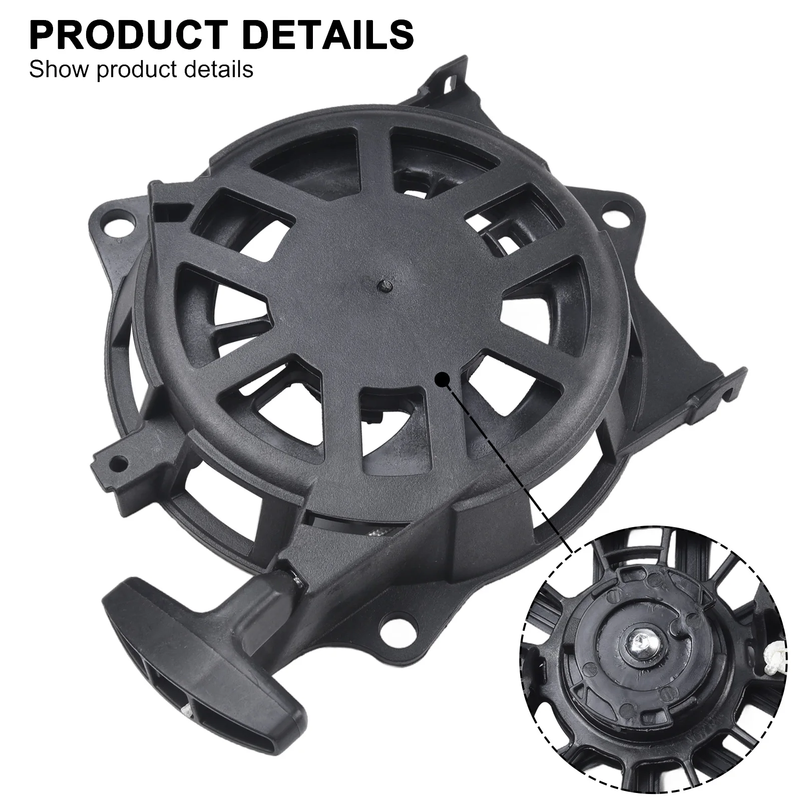 High quality New 1pcs Pull Starter 169mm 28400-Z0M-80 Black For Honda GC135 GCV135 GCV190 28400-Z0M-801 28400Z0M801