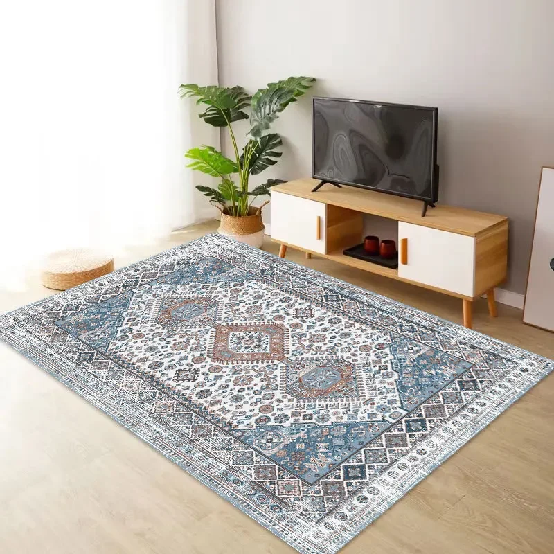 Large Persian Style Carpet for Living Room, Hotel and Airbnb - Soft and Luxurious Area Rugs