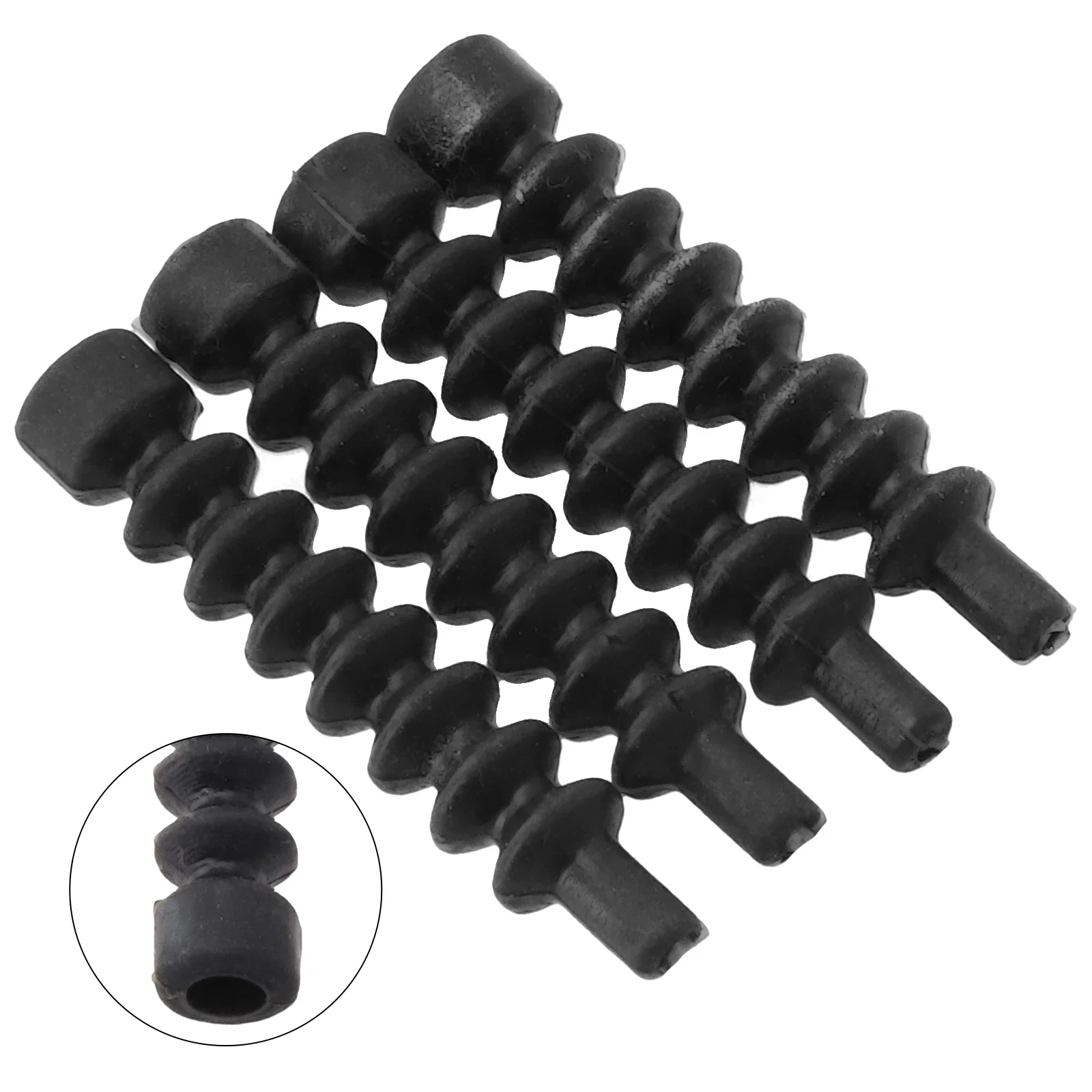 

4pcs Bicycle V-brake Line Noodle Boots Dust Cover Rubber Boots Glue Disc Brake Pipe Cycling Parts Waterproof Bicycle Components