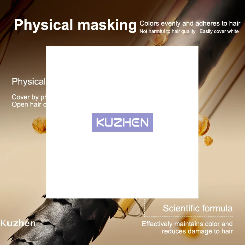 

2 In 1 Plant Hair Dye Stick With Comb Black Brown Long Lasting Temporary Hair Coloring Cover White Hairs Hairline Pen Washable