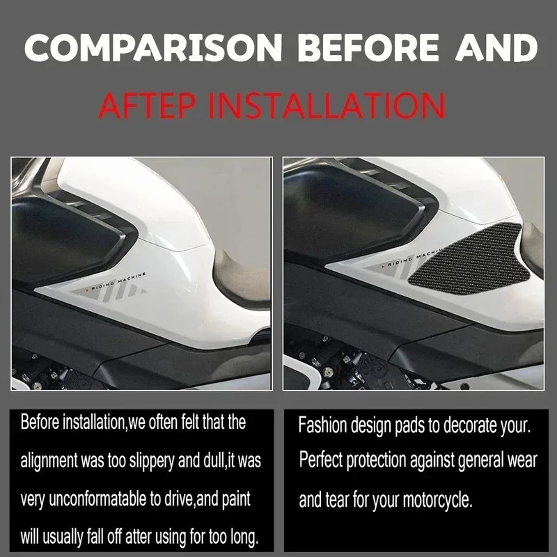 عدم الانزلاق خزان وقود دراجة نارية وسادة الركبة حامي CF 800 NK 800nk 800nk 2023 جديد