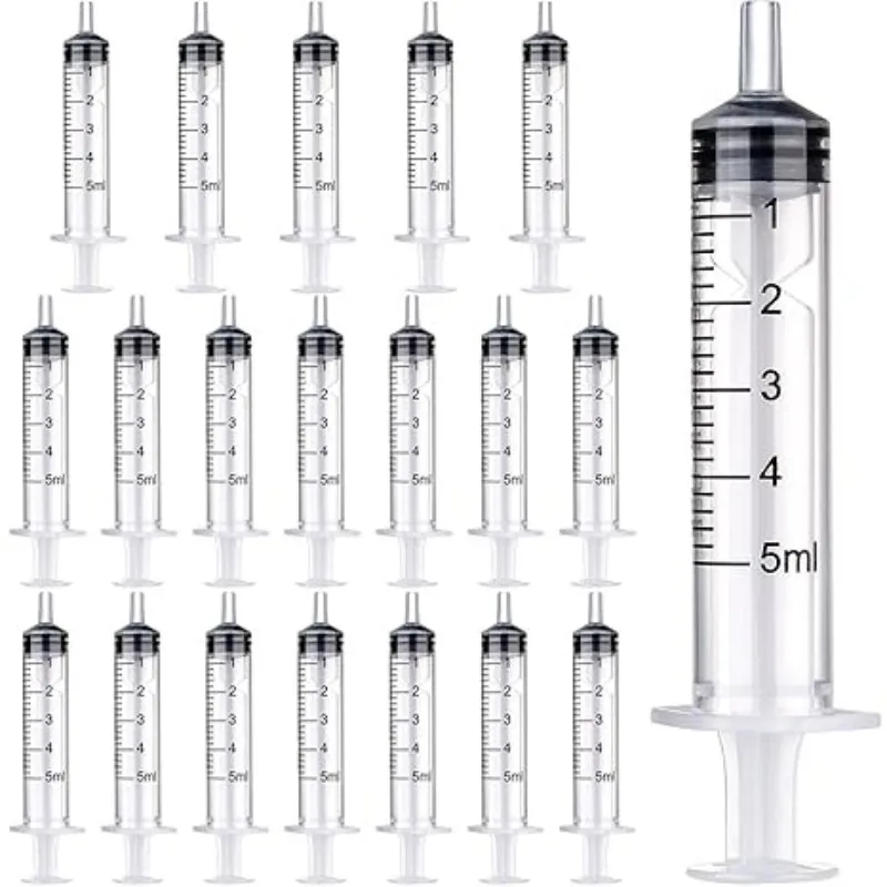 

5ml Disposable Plastic Syringe Perfume Dispensing Hydroponic Measurement Pet Feeding Health Sampling Experimental Tool