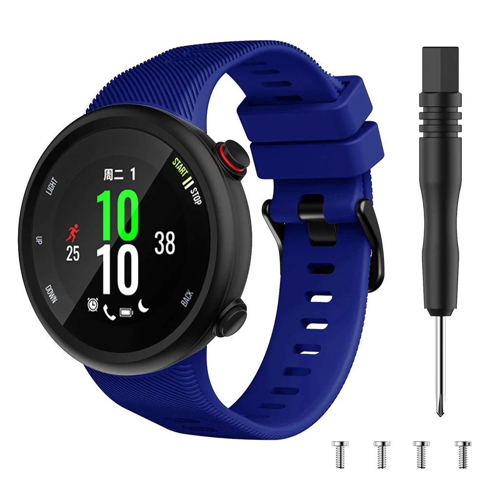 Silikonarmband für Garmin Swim 2 Smartwatch Band Sportarmband für Garmin Forerunner 45 45s Modeuhr Armband Zubehör – Detail 7