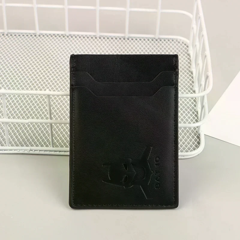 1 قطعة محفظة جلدية الخفافيش للرجال هدية شخصية للزوج عيد ميلاد فريد #3