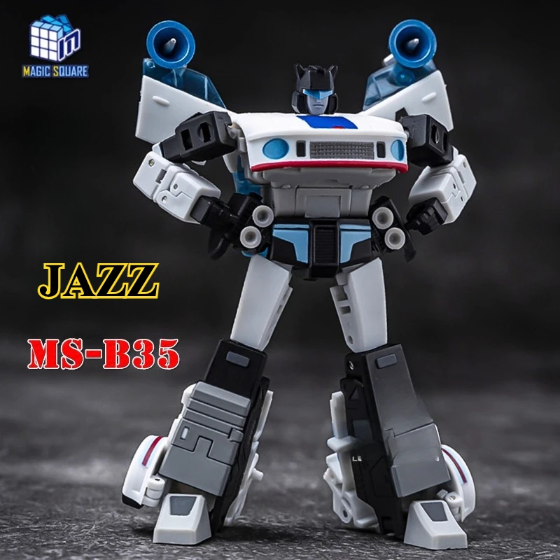

【New Version】Transformation Magic Square MS-TOYS MS-B35 MSB35 Jazz Blues Anime Robot Model Action Figure Toy Gifts