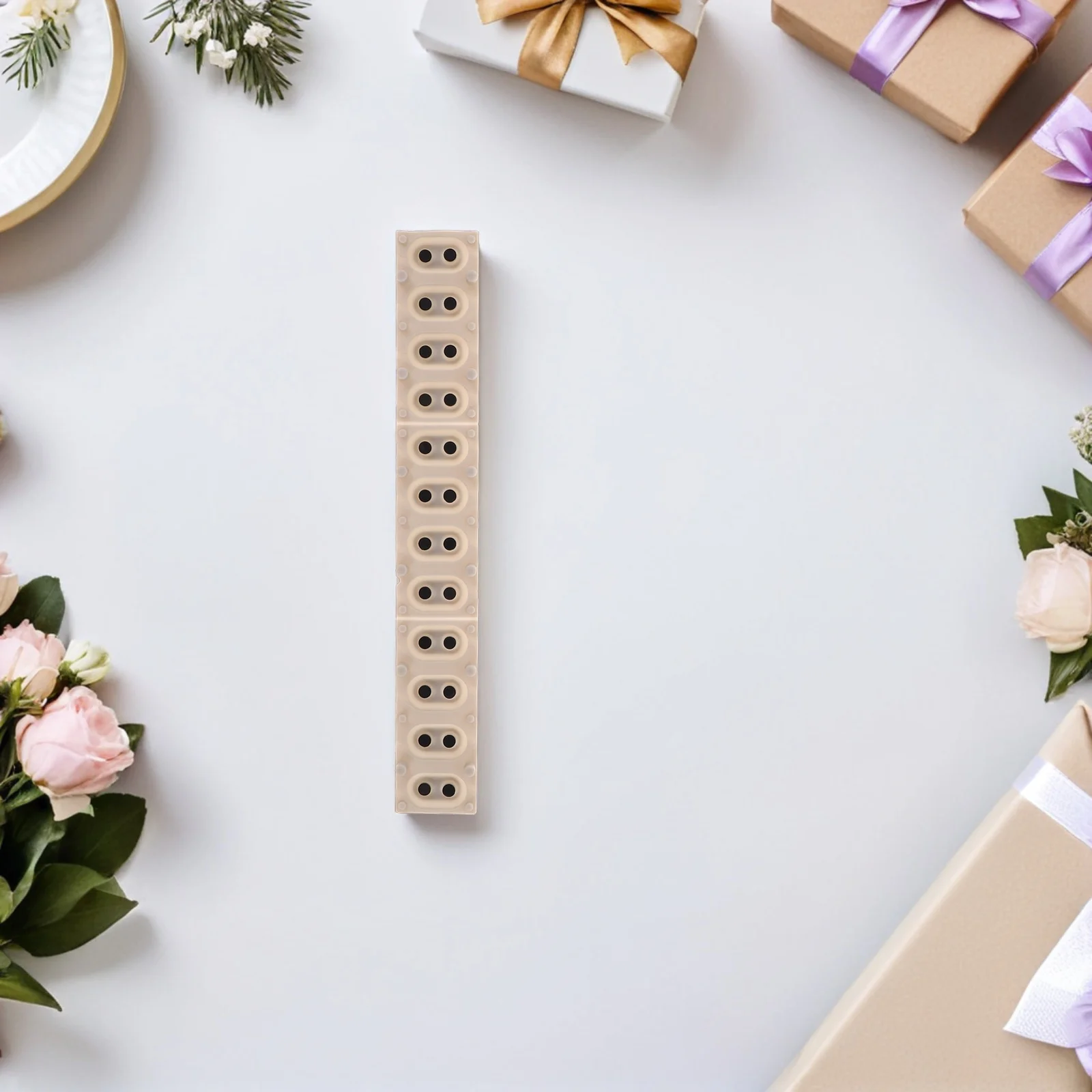 

12-Key Keyboard Conductive Contact Sheet Replacement High-Precision Silicone Pad for Electronic Piano Key Mat Repair