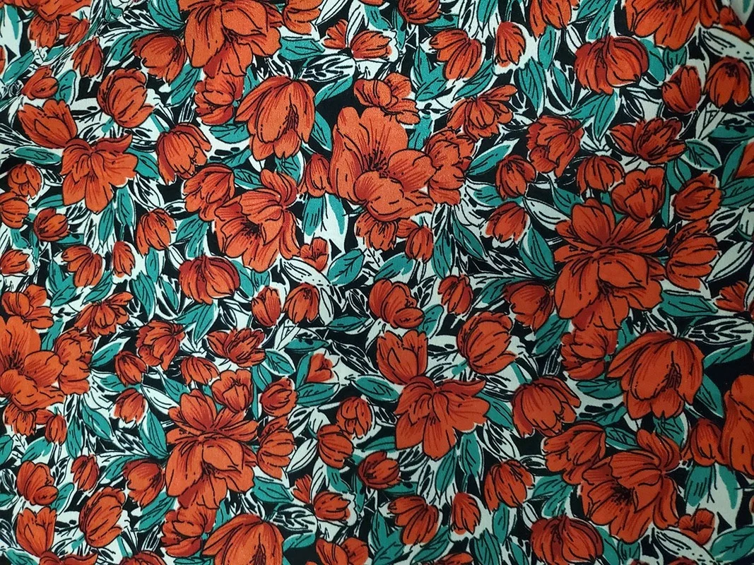 Summer Rose Printed Butterfly Sleeve Dress Women V-Neck Floral Short Sleeve Dress 2023 Indie Folk Casual Streetwear All-Match