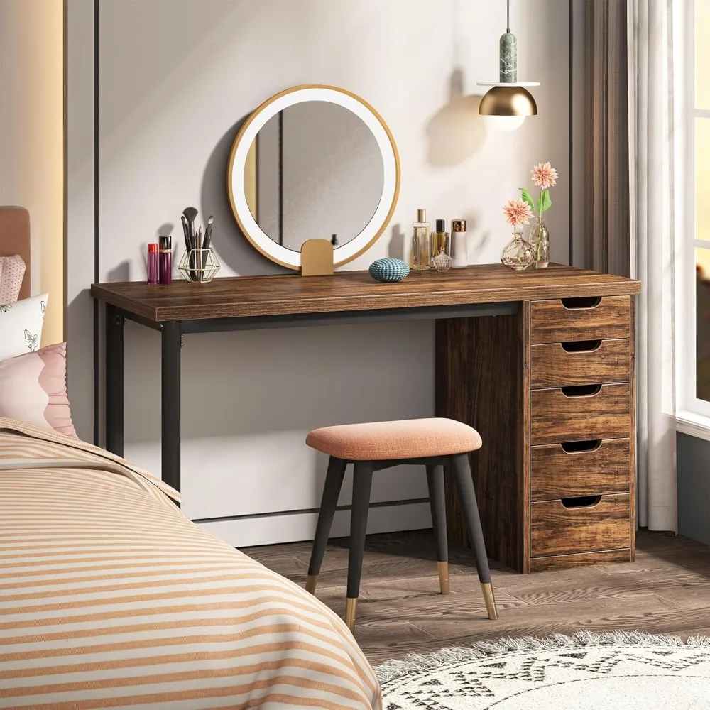 Mesa de vaidade com 5 gavetas