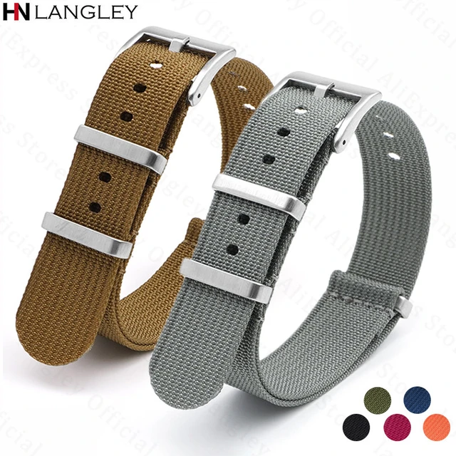 Nylon wrist watch bands hot sale