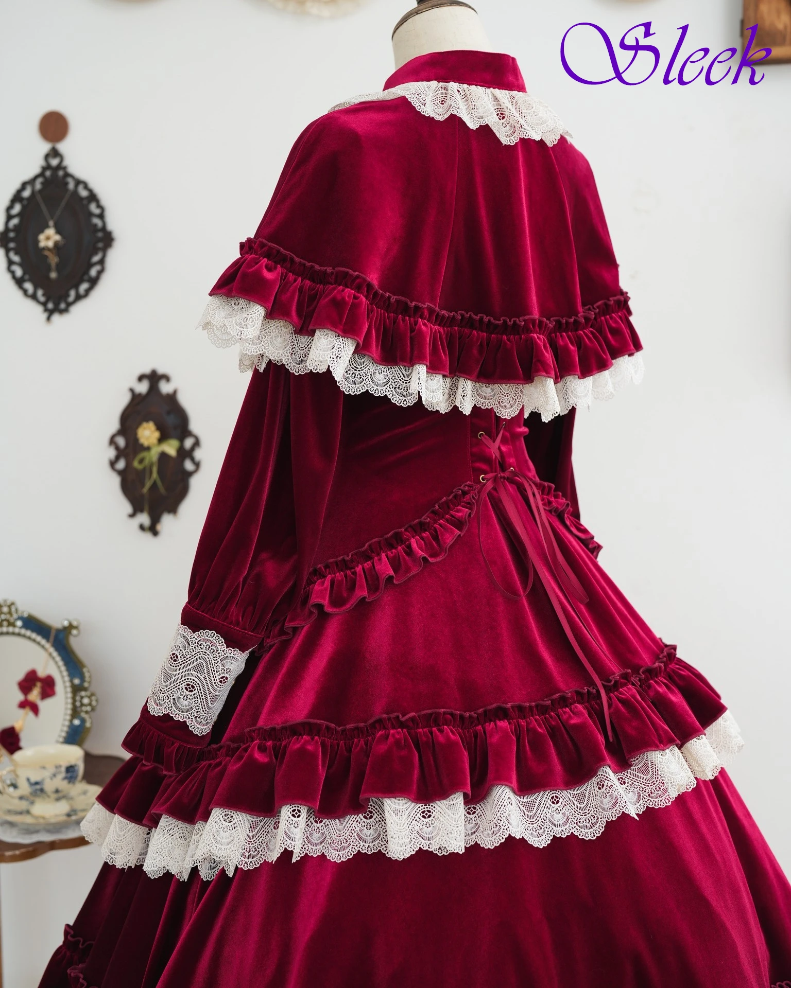 تخصيص ألف خط طاقم الرقبة طويلة الأكمام فستان سهرة أنيق حساسة فساتين المشاهير مزاجه فساتين مناسبة مخصصة