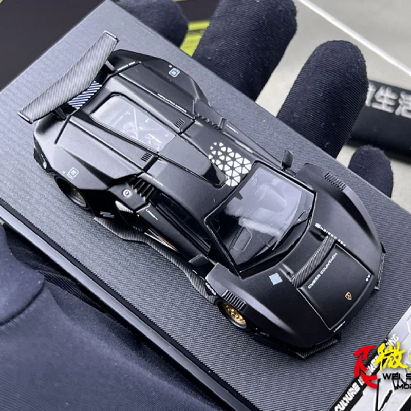 PSC 1/64 Lamborghini Countach LP800-4 Liga Brinquedo Veículo Motor Diecast Metal Modelo Presentes