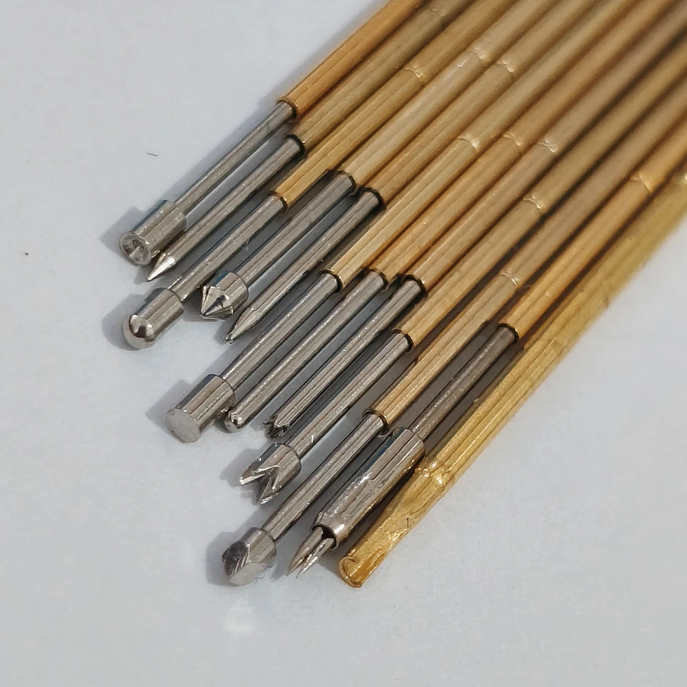 10Pcs PL75 Series Spring Test Pin PL75-A2 B1 D2 E2 F1 G2 J1 Q1 Q2 T2 M3 4S PCB Scalable Spring Test Probe Pogo Pin Connector