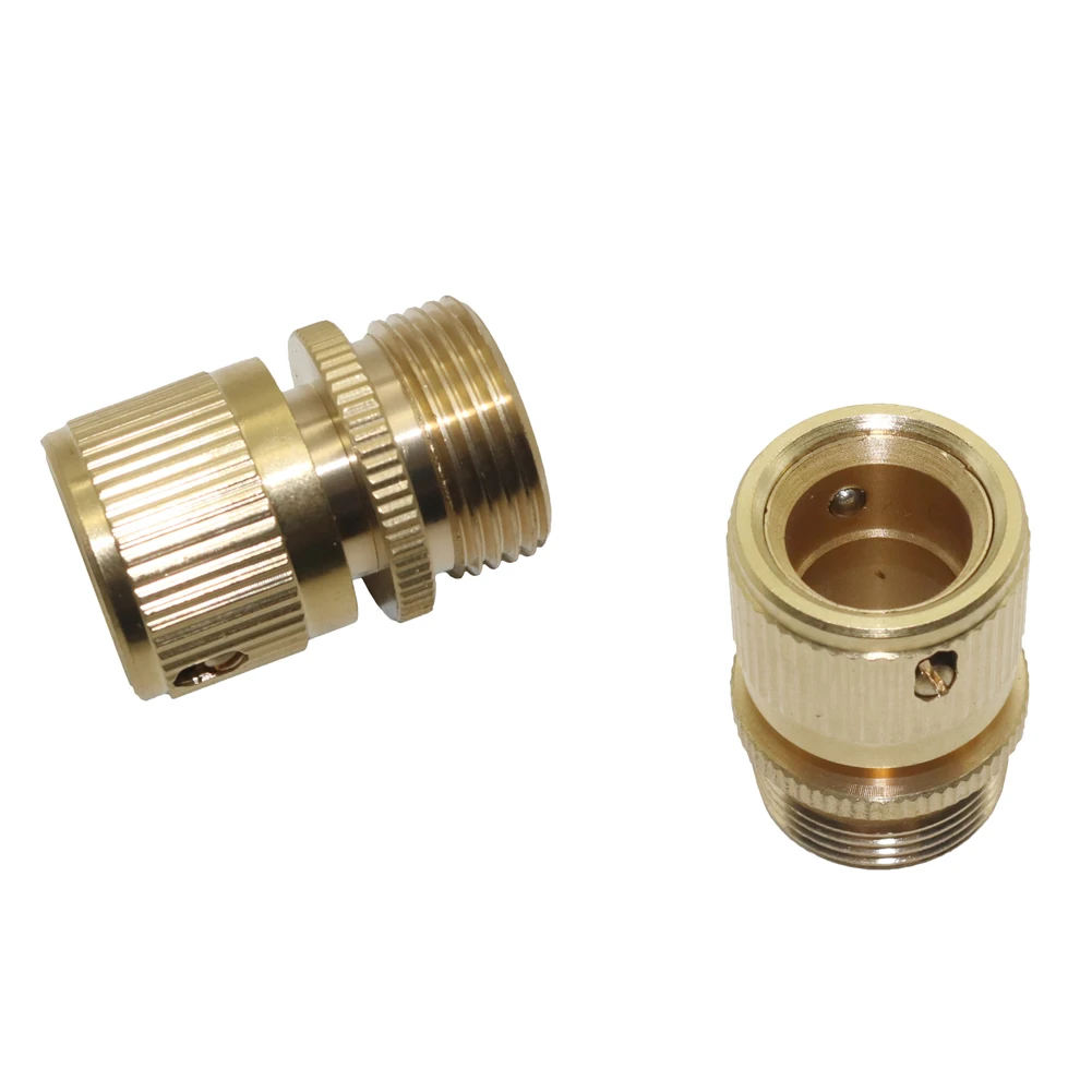 1/2" 1" 3/4"Quick Connector Garden Irrigation Water Hose Connection Brass Tap Agriculture Accessories Water Gun Joints 1pcs
