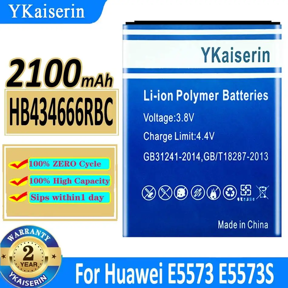 

Мобильный аккумулятор WI-FI HB434666RBC 2100 мАч для Huawei E5573 E5573S E5573S-32 E5573S-320 E5573S-606 E5573S-806 Wi-Fi
