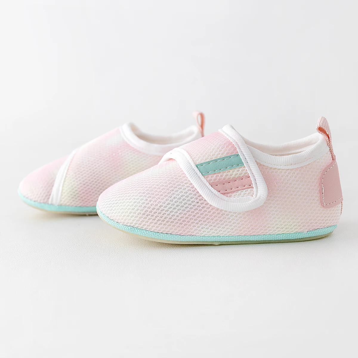 Newborn Spring Autumn Lightweight Mesh breathable Shoes Soft Rubber Sole Baby Casual Shoes Non-Slip Walking Shoes Floor Shoes