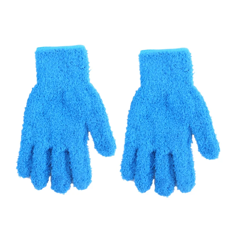 Microfiber Dusting Gloves Nooks Cleaning Gloves Cranny Dusting Gloves For Car Wash And Cleaning Five-finger Housework