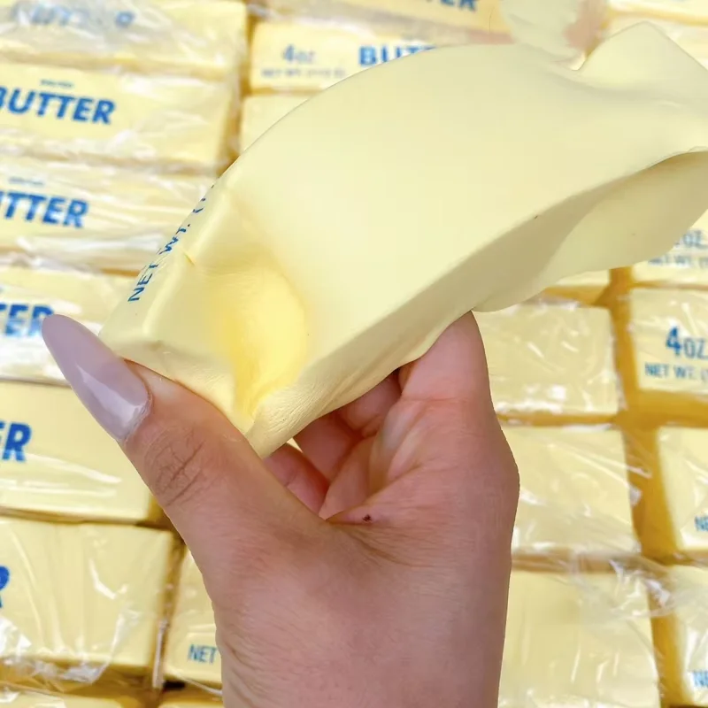 Weicher Langsam Zurückfedernder Butterstab Realistisches Silikon-Quetsch-Stressabbau-Gadget Schreibtisch-Büro-Accessoire Lustiges Anti-Angst-Geschenk – Detail 2