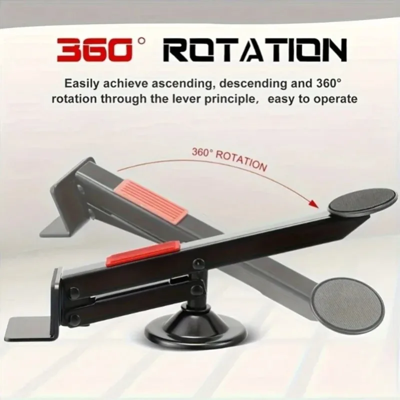 Ergonomic Handle Hardwood Softwood Doors No Power Required Heavy Duty Manual Metal Door Lifter Installation Tool