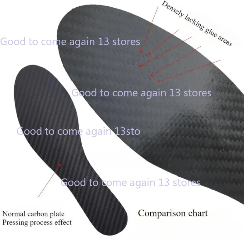 High-Quality 0.8mm1.0mm1.2mm Thickness Carbon Fiber Insole Sports Insole Male Shoe-pad Female Orthotic Shoe Sneaker Insoles