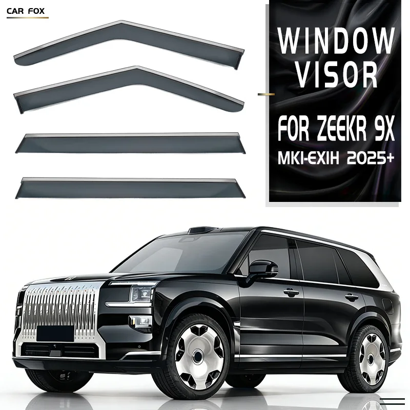 Suitable for Extreme Krypton 9X Window Rain Visor Rain Eyebrow Zeekr 9X Window Visor