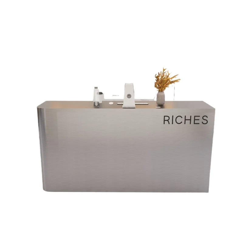 #Display Counter Reception Desks Beauty Aesthetics Indoor Business Reception Desks Salon Modern Empfangatheke Office Furniture