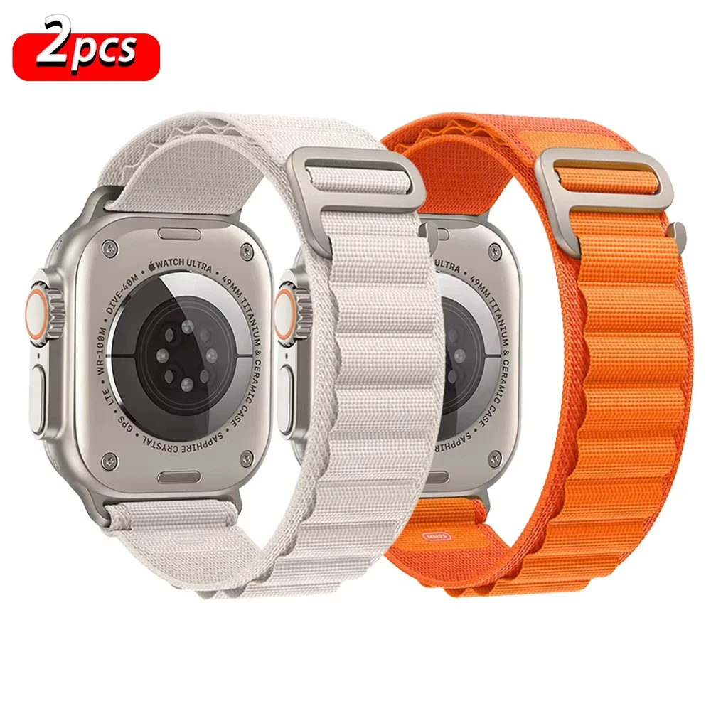 Alpine Loop für Apple Watch Ultra 3 2 Armband 49mm 44mm 40mm 41mm 45mm 42mm 46mm Armband Correa iWatch Series 9 8 7 SE 10 11 Armband