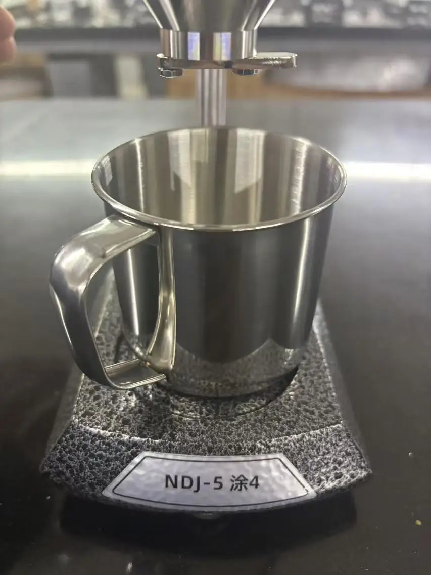 Viscometer Flow Cup Viscometer Ford Cup 4# Flow Viscosity Cup Liquid Flow Meter Liquid Viscosity Tester with Base