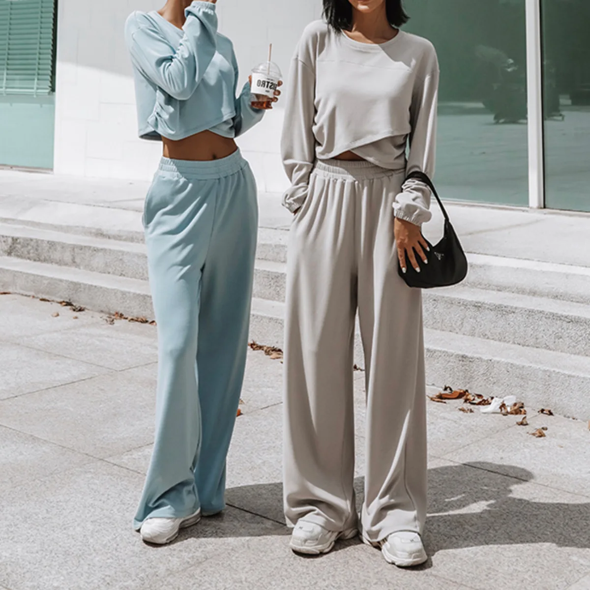 

Women's Fall/Winter 2025 New Fashion Athleisure Sweatshirt Set of 2