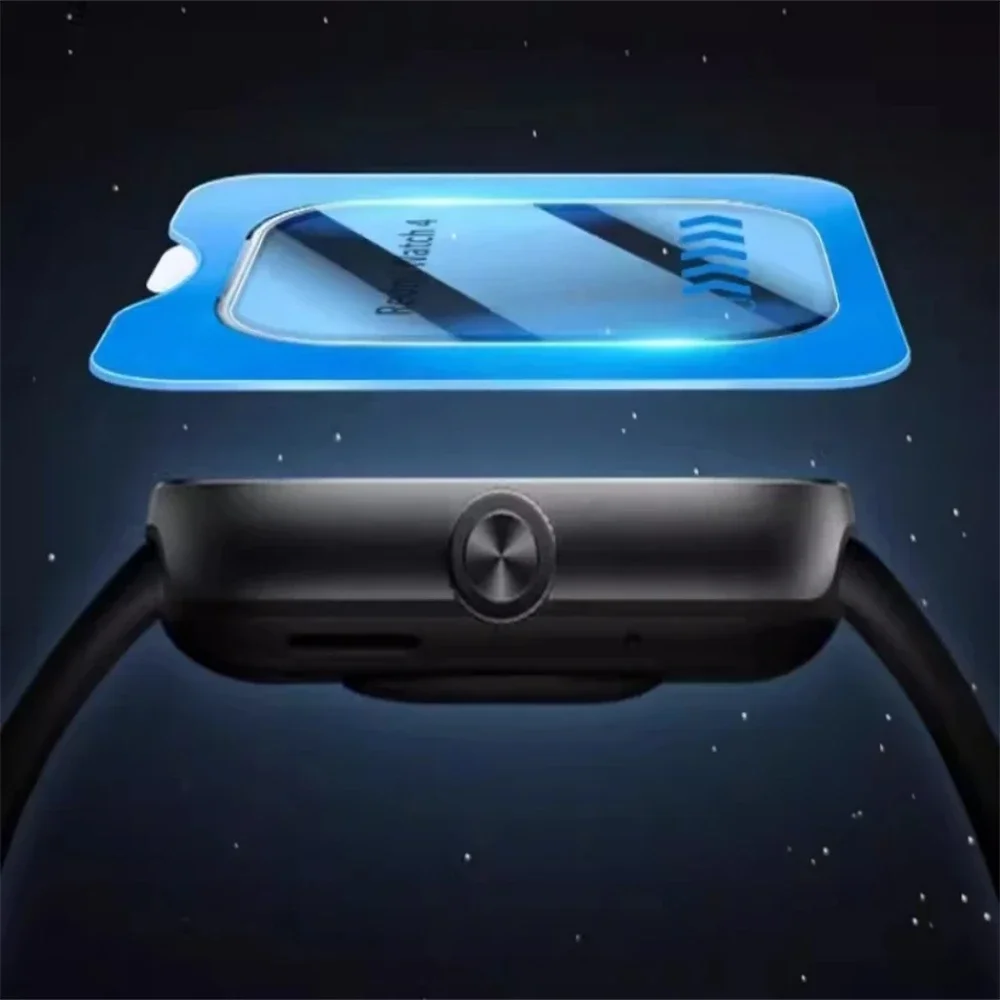 กระจกนิรภัยสำหรับ redmi Watch 4ป้องกันรอยขีดข่วนป้องกันหน้าจอสำหรับ redmi Watch 4วินาทีฟิล์มป้องกันการติดตั้ง