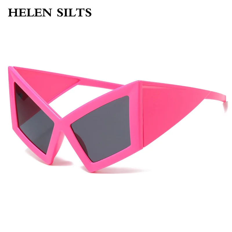 

Y2K Oversized Cat Eye Sunglasses Women Luxury Brand Designer Vintage Sun Glasses Men Popular Punk Party Sun Glasses UV400