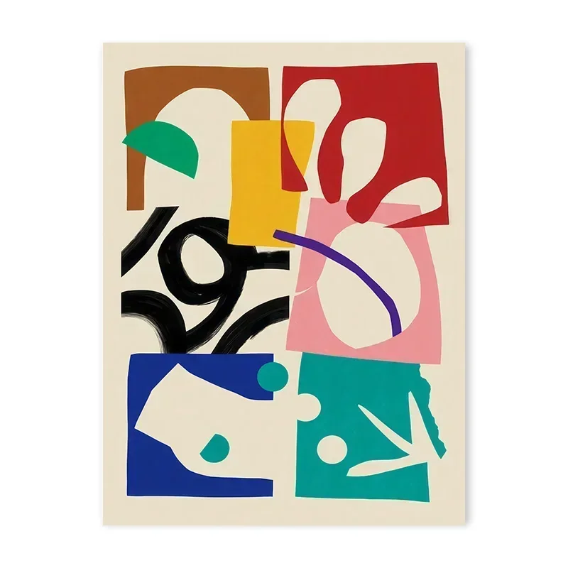 التجريد الياباني افتح عقلك قماش الطباعة موجة زرقاء الجدار ملصق فني لغرفة المعيشة الحديثة غرفة نوم وديكور المنزل #1